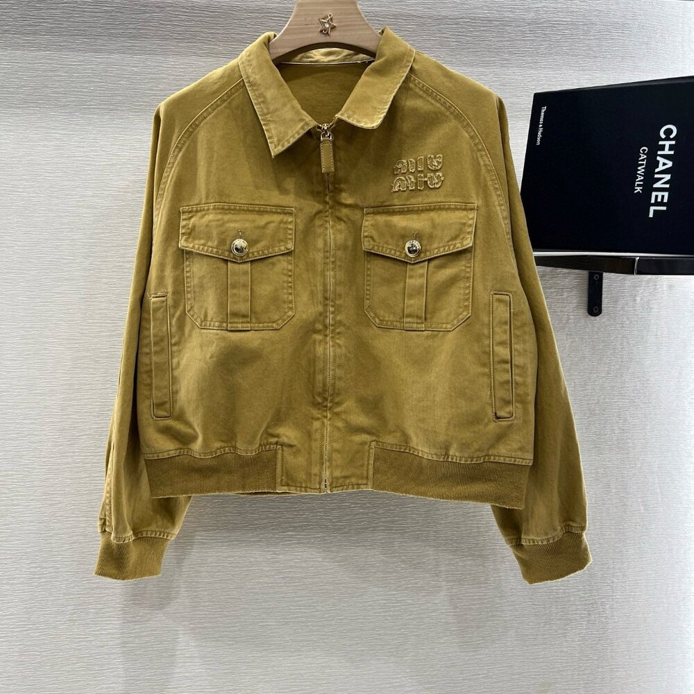 Miu Miu Ladies Fashion Trendy Casual Jacket